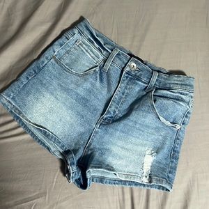 Kendal + Kylie The Drifter High Rise Jean Shorts